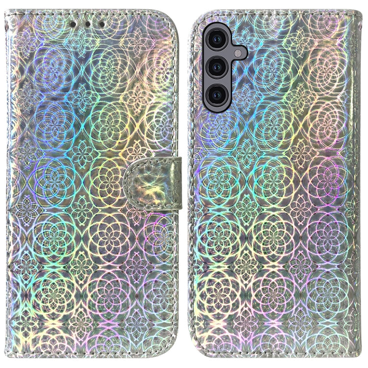 For Samsung Galaxy A24 4G Colorful Magnetic Buckle Leather Phone Case