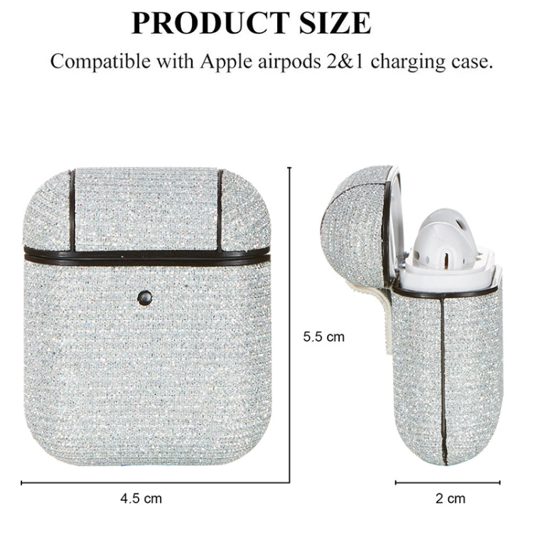 For Airpods 1 / 2 Colorful Series TPU Earphone Protective Case with Hook