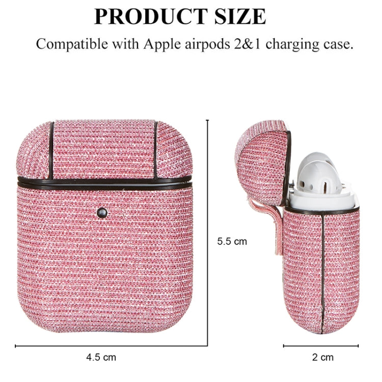 For Airpods 1 / 2 Colorful Series TPU Earphone Protective Case with Hook