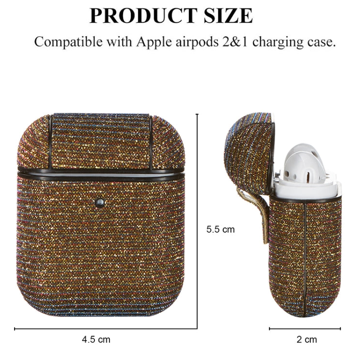 For Airpods 1 / 2 Colorful Series TPU Earphone Protective Case with Hook