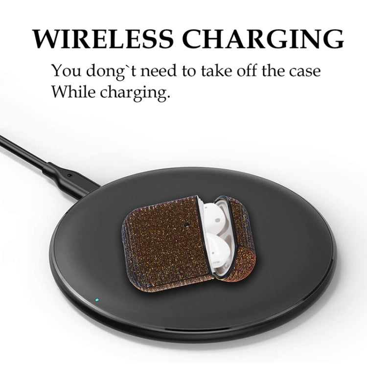 For Airpods 1 / 2 Colorful Series TPU Earphone Protective Case with Hook