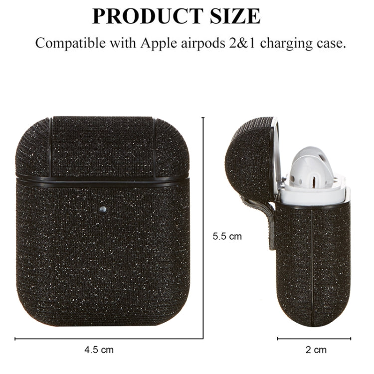 For Airpods 1 / 2 Colorful Series TPU Earphone Protective Case with Hook