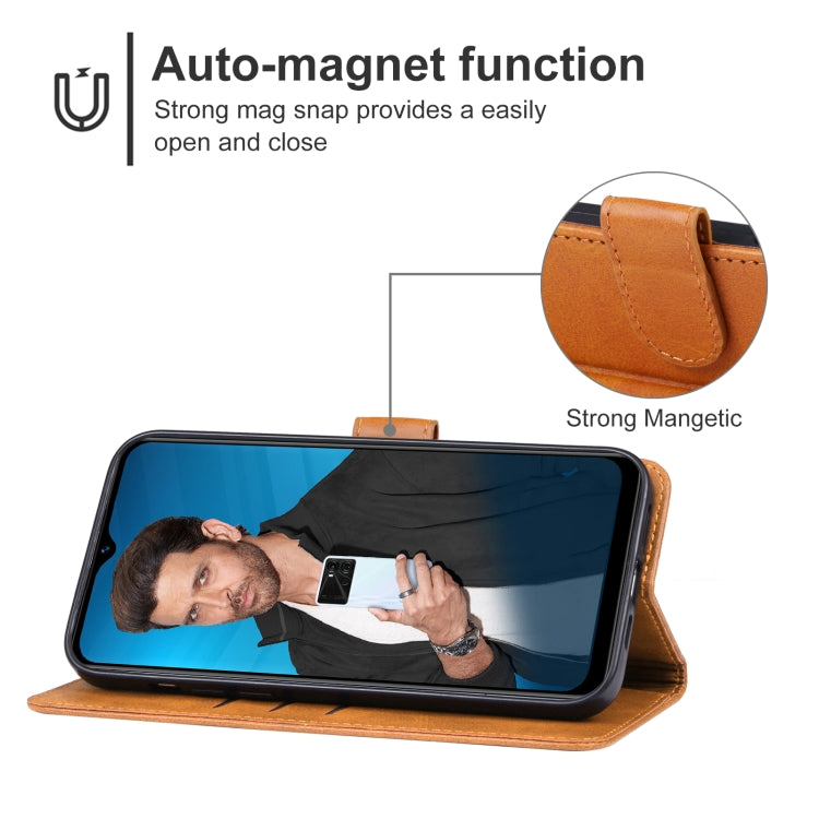 For Itel P40 Leather Phone Case