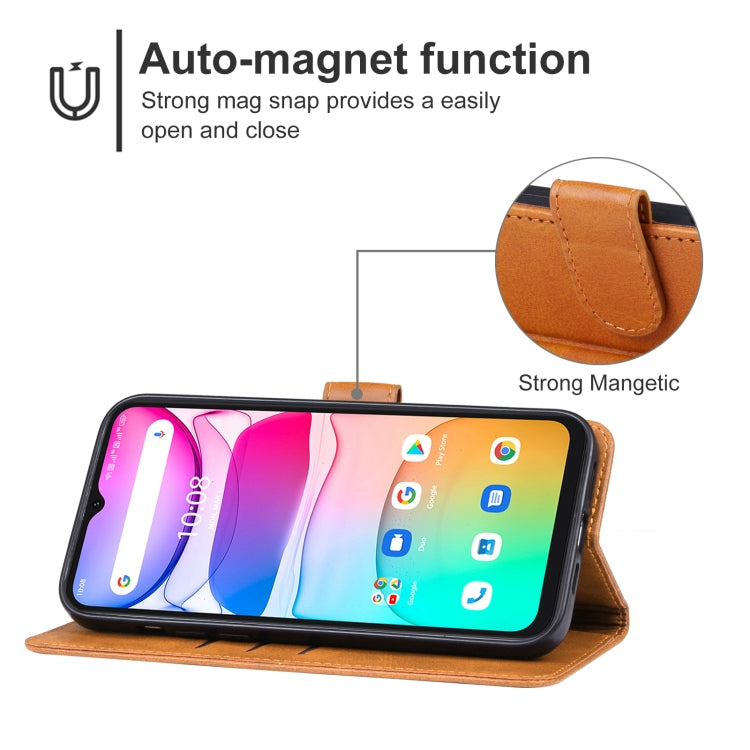 For UMIDIGI C2 Leather Phone Case