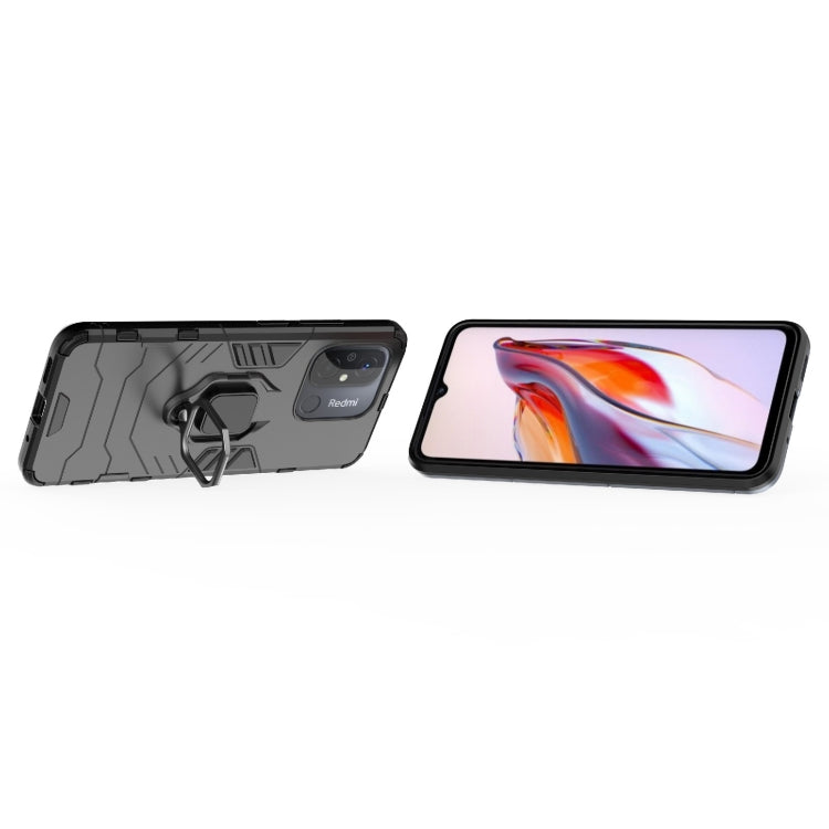 For Xiaomi Redmi 12C Magnetic Ring Holder PC + TPU Phone Case