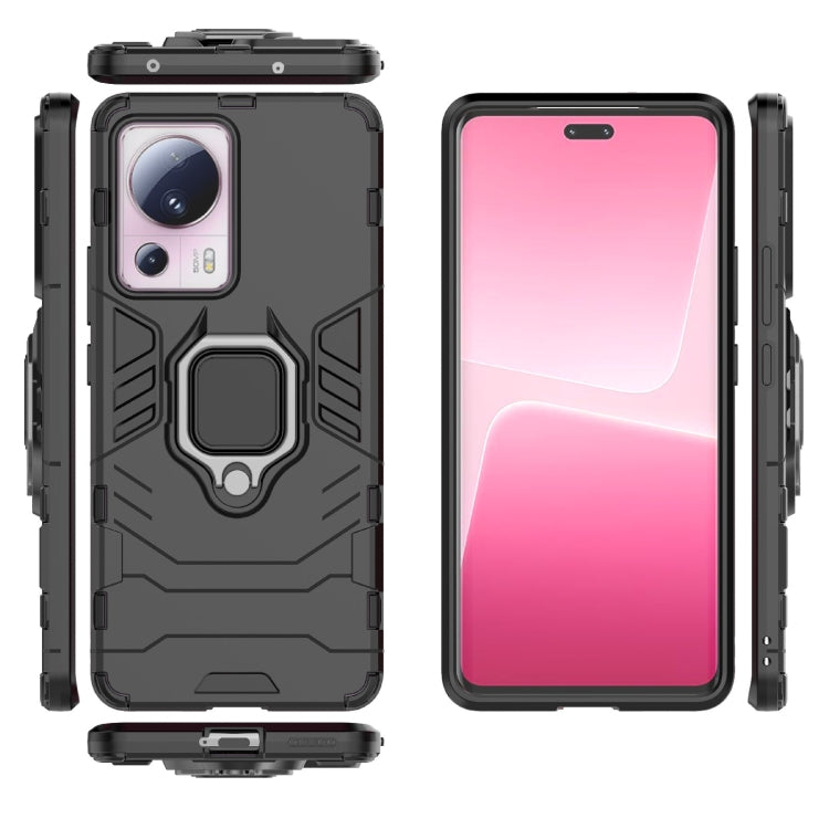 For Xiaomi 13 Lite Magnetic Ring Holder PC + TPU Phone Case