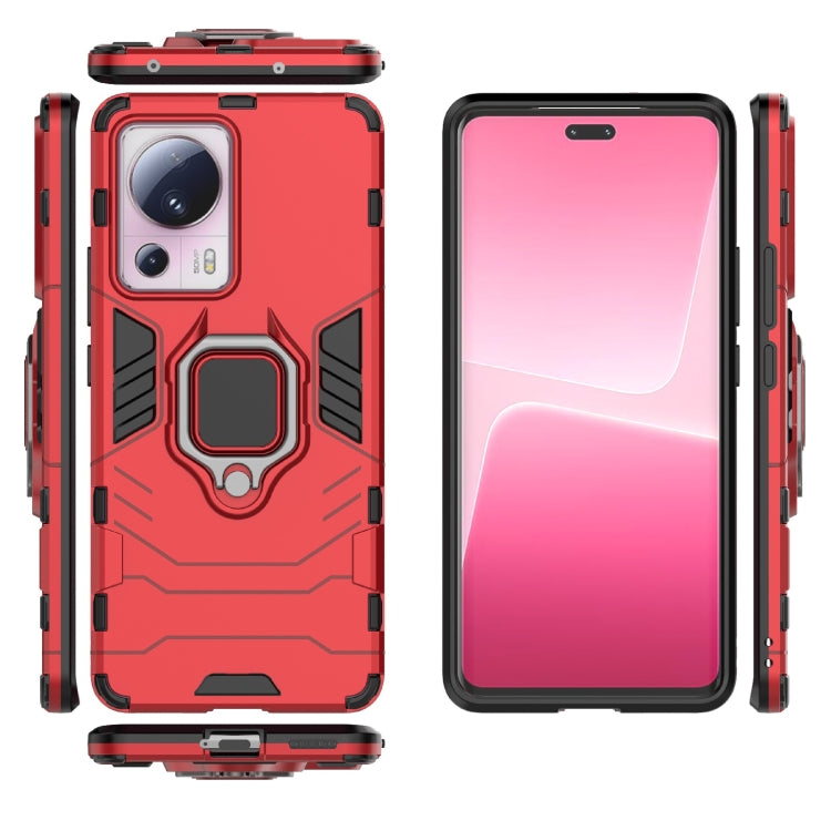 For Xiaomi 13 Lite Magnetic Ring Holder PC + TPU Phone Case