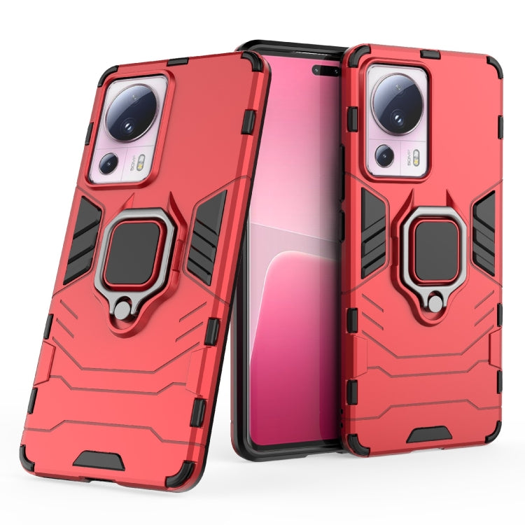 For Xiaomi 13 Lite Magnetic Ring Holder PC + TPU Phone Case