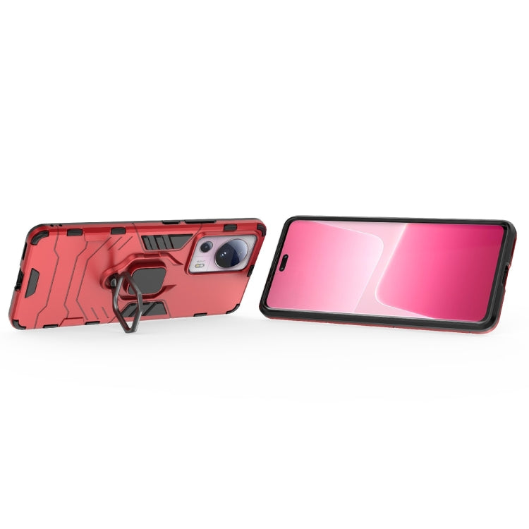 For Xiaomi 13 Lite Magnetic Ring Holder PC + TPU Phone Case