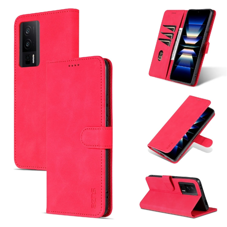 For Xiaomi Redmi K60 Pro / K60 AZNS Skin Feel Calf Texture Flip Leather Phone Case