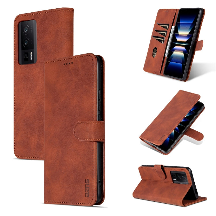 For Xiaomi Redmi K60 Pro / K60 AZNS Skin Feel Calf Texture Flip Leather Phone Case