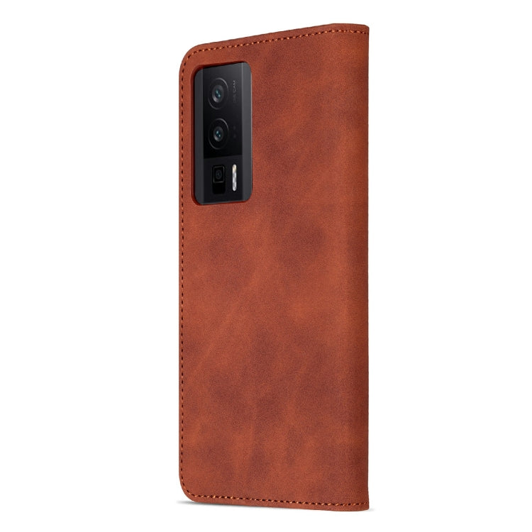 For Xiaomi Redmi K60 Pro / K60 AZNS Skin Feel Calf Texture Flip Leather Phone Case