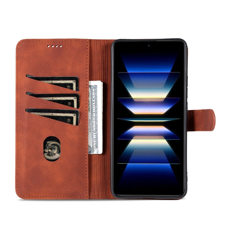 For Xiaomi Redmi K60 Pro / K60 AZNS Skin Feel Calf Texture Flip Leather Phone Case