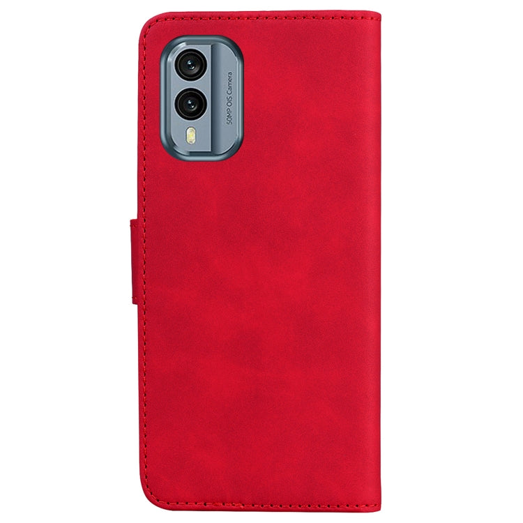 For Nokia X30 Skin Feel Pure Color Flip Leather Phone Case