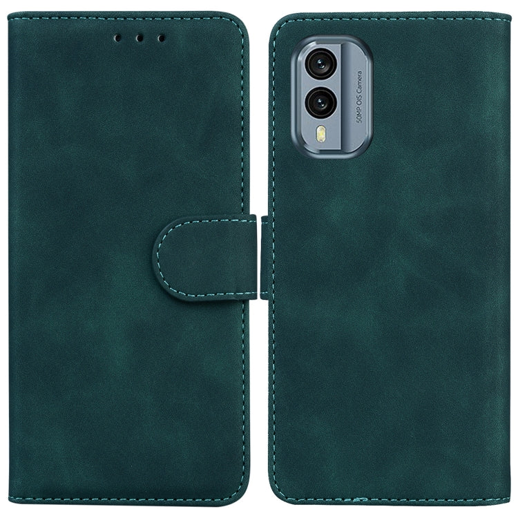 For Nokia X30 Skin Feel Pure Color Flip Leather Phone Case