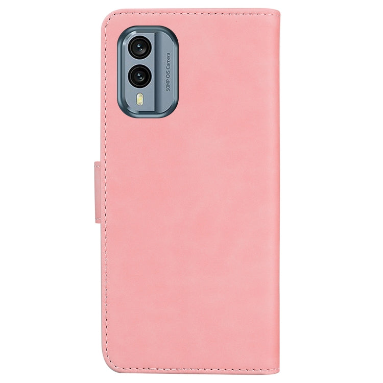 For Nokia X30 Skin Feel Pure Color Flip Leather Phone Case