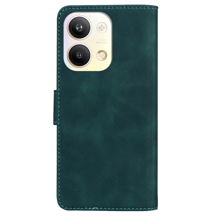 For OPPO Reno9 Pro Skin Feel Pure Color Flip Leather Phone Case