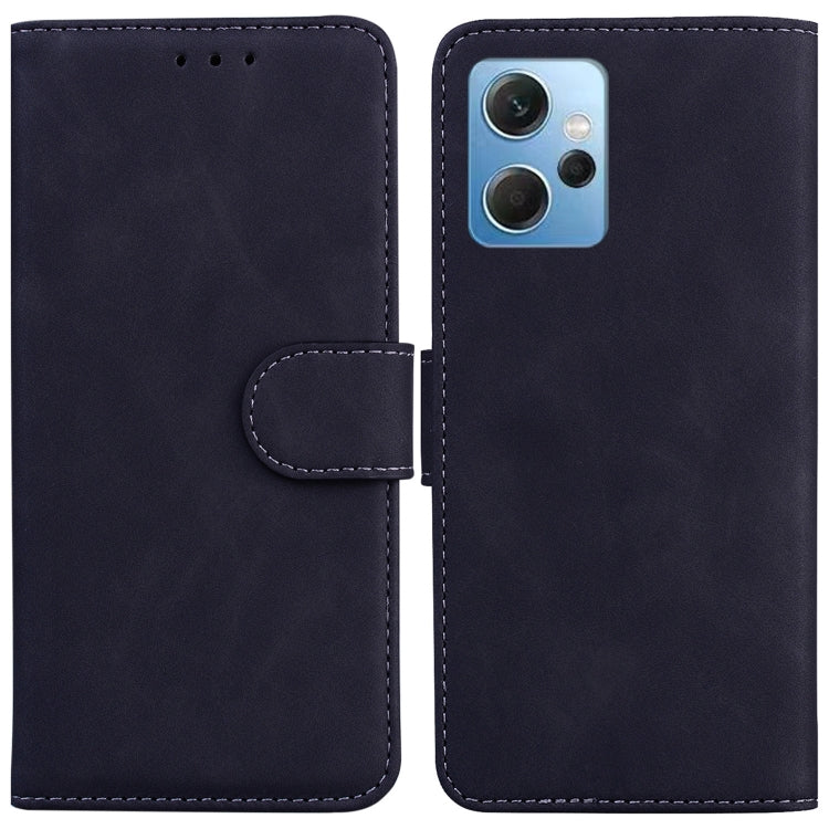 For Xiaomi Redmi Note 12 4G Global Skin Feel Pure Color Flip Leather Phone Case