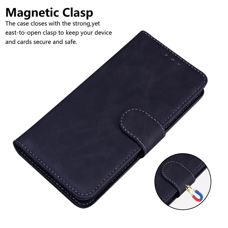 For Xiaomi Redmi Note 12 4G Global Skin Feel Pure Color Flip Leather Phone Case