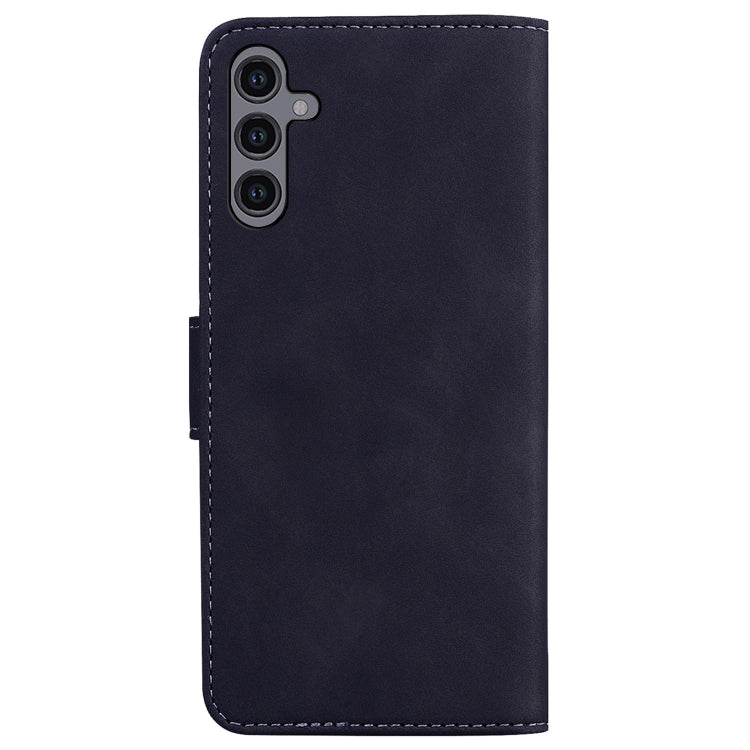 For Samsung Galaxy A24 4G Skin Feel Pure Color Flip Leather Phone Case