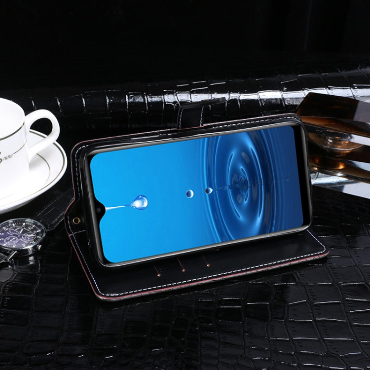 For Leagoo M12 idewei Crocodile Texture Horizontal Flip Leather Case with Holder & Card Slots & Wallet