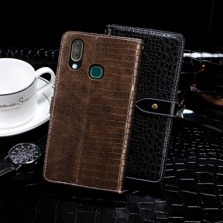 For Leagoo S11 idewei Crocodile Texture Horizontal Flip Leather Case with Holder & Card Slots & Wallet
