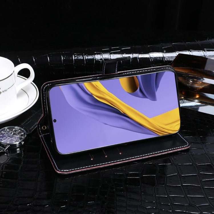For Galaxy A51 idewei Crocodile Texture Horizontal Flip Leather Case with Holder & Card Slots & Wallet