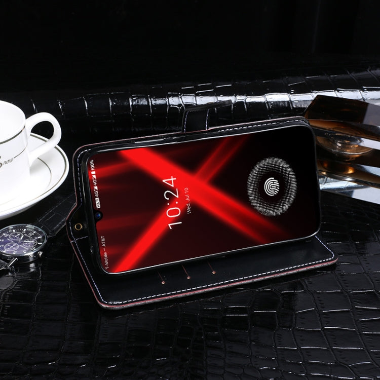 For Umidigi X idewei Crocodile Texture Horizontal Flip Leather Case with Holder & Card Slots & Wallet