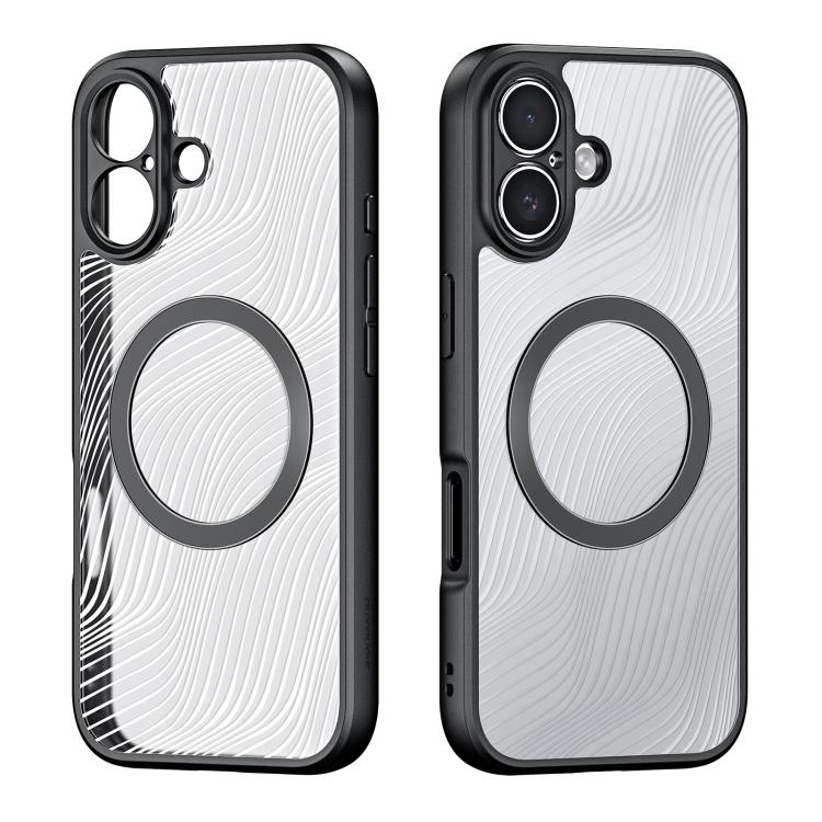 For iPhone 17 DUX DUCIS Aimo Mag Series TPU + PC MagSafe Frosted Feel Phone Case - Black