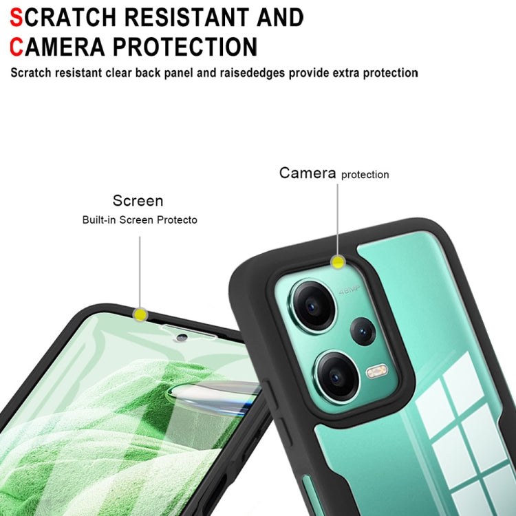 For Xiaomi Redmi Note 12 5G / Poco X5 Acrylic + TPU 360 Degrees Full Coverage Phone Case