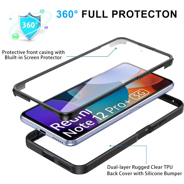 For Xiaomi Redmi Note 12 Pro 5G / Poco X5 Pro Acrylic + TPU 360 Degrees Full Coverage Phone Case