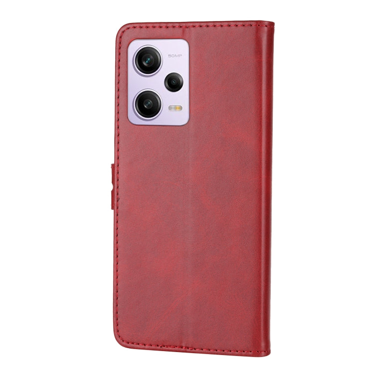 For Xiaomi Redmi Note 12 Pro 5G Global Embossed Happy Cat Pattern Flip Leather Phone Case