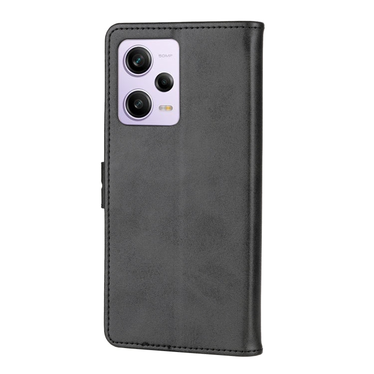 For Xiaomi Redmi Note 12 Pro 5G Global Embossed Happy Cat Pattern Flip Leather Phone Case