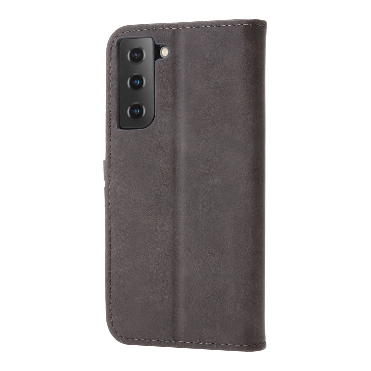 For Samsung Galaxy S23 5G Embossed Happy Cat Pattern Flip Leather Phone Case