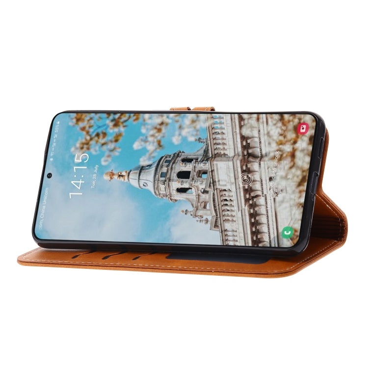 For Samsung Galaxy S23+ 5G Embossed Happy Cat Pattern Flip Leather Phone Case