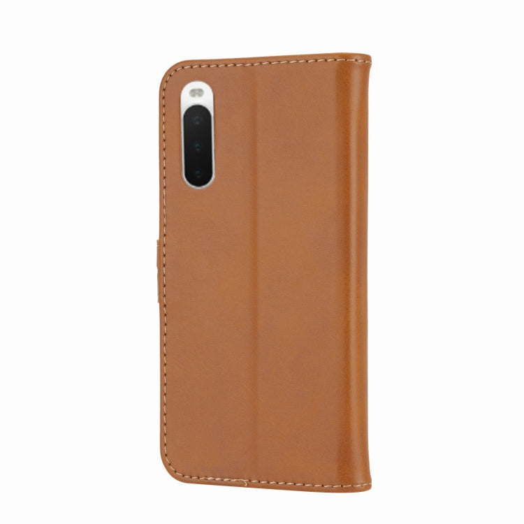 For Sony Xperia 5 IV Embossed Happy Cat Pattern Flip Leather Phone Case