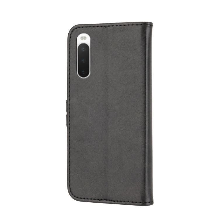 For Sony Xperia 5 IV Embossed Happy Cat Pattern Flip Leather Phone Case