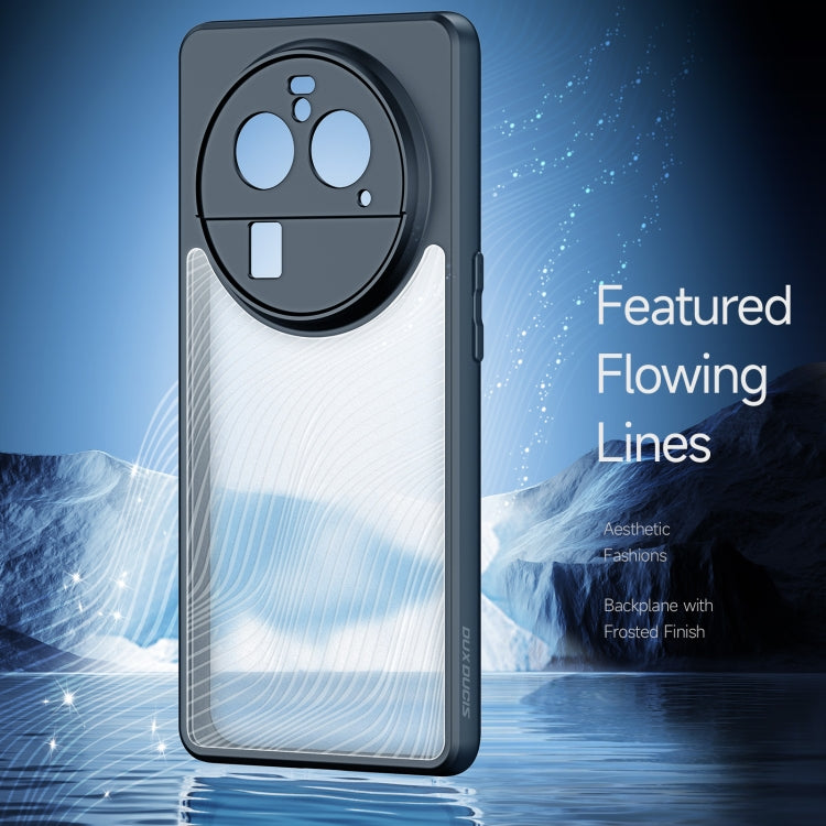 For OPPO Find X6 Pro DUX DUCIS Aimo Series TPU + PC Frosted Feel Phone Case(Black)