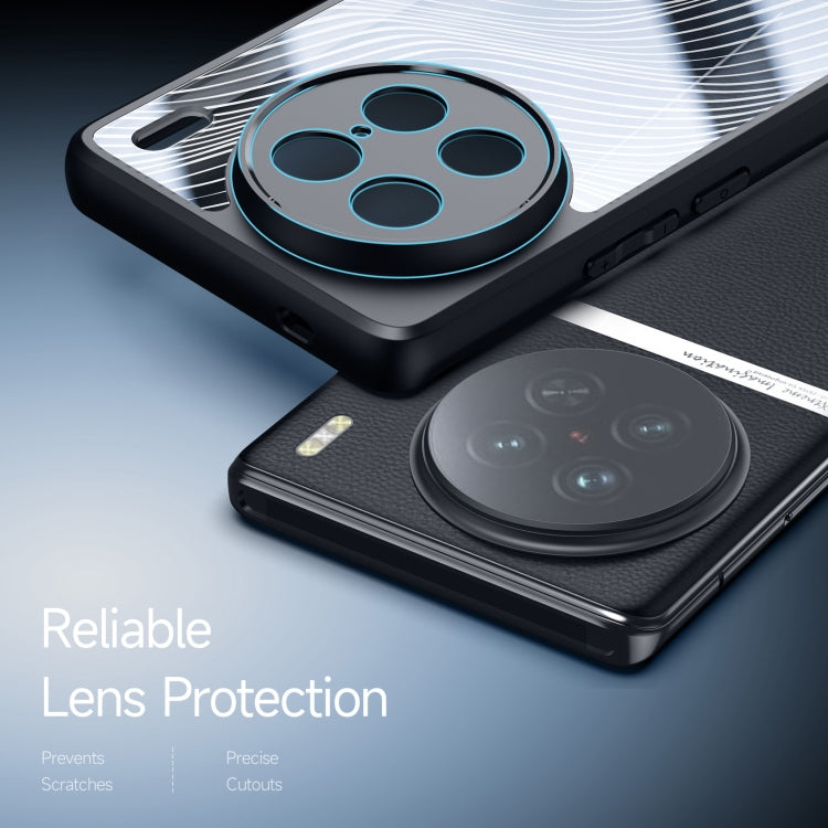 For vivo X90 Pro DUX DUCIS Aimo Series TPU + PC Frosted Feel Phone Case(Black)