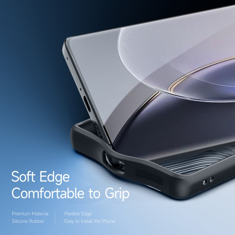 For vivo X90 Pro DUX DUCIS Aimo Series TPU + PC Frosted Feel Phone Case(Black)