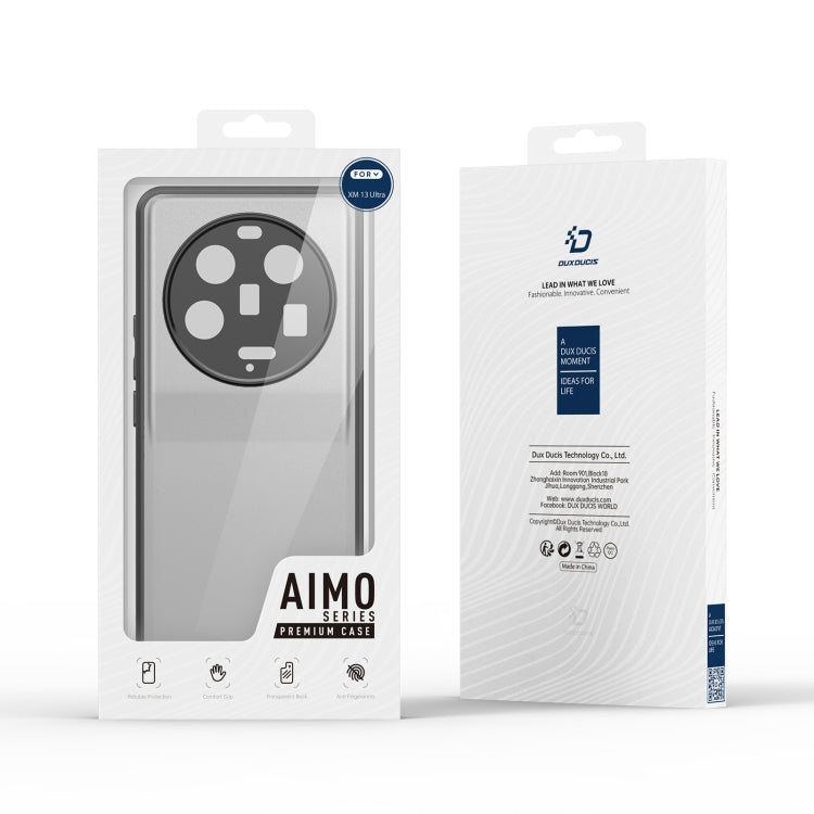 For Xiaomi 13 Ultra DUX DUCIS Aimo Series TPU + PC Frosted Feel Phone Case(Black)