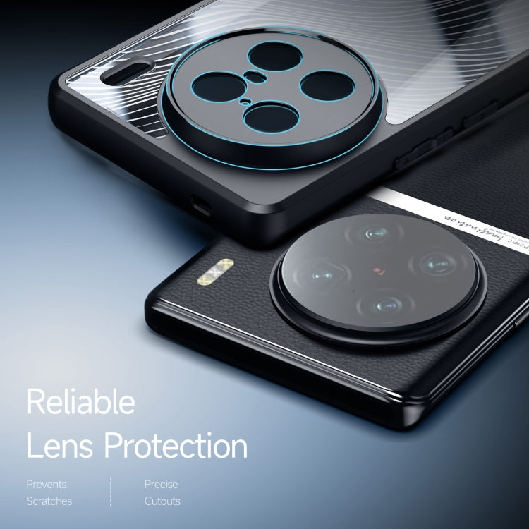 For vivo X90 Pro+ DUX DUCIS Aimo Series TPU + PC Frosted Feel Phone Case(Black)