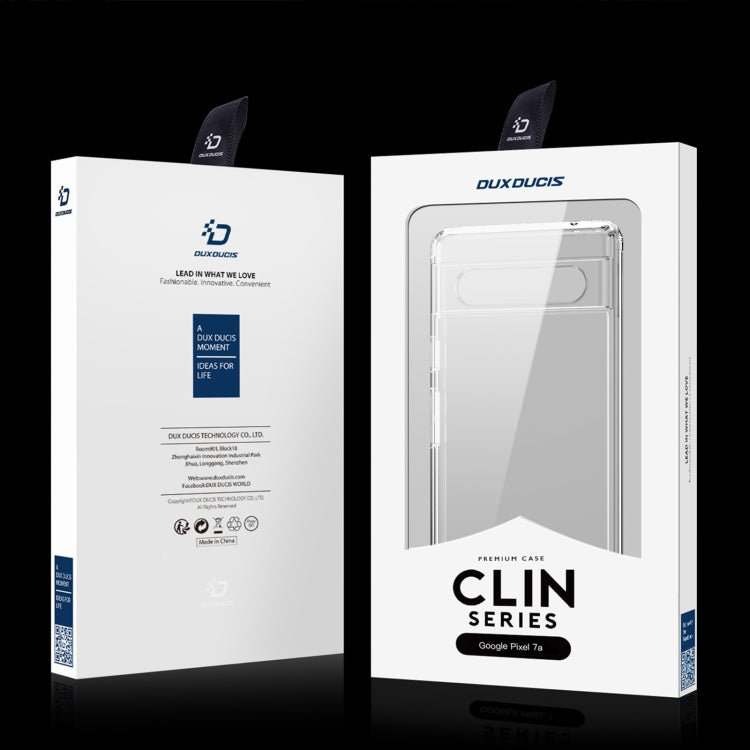 For Google Pixel 7A DUX DUCIS Clin Series PC + TPU Phone Case(Transparent)