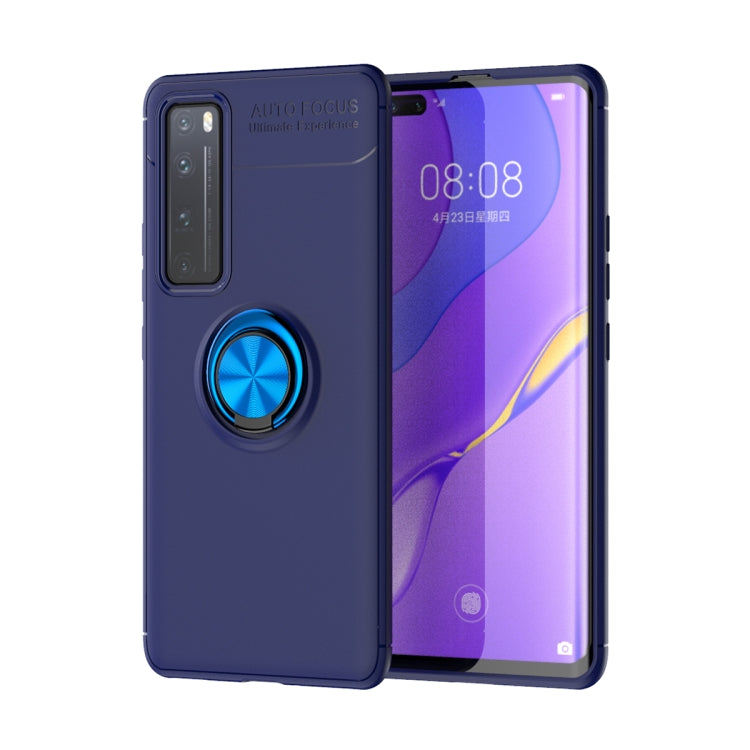 For Huawei Nova 7 Lenuo Shockproof TPU Protective Case with Invisible Holder