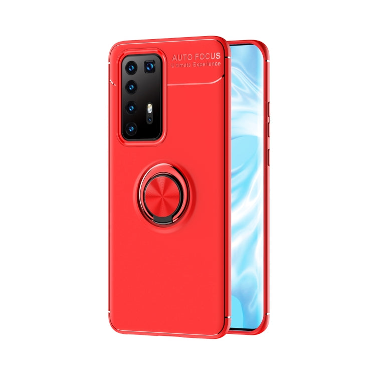 For Huawei P40 Pro+ Lenuo Shockproof TPU Protective Case with Invisible Holder