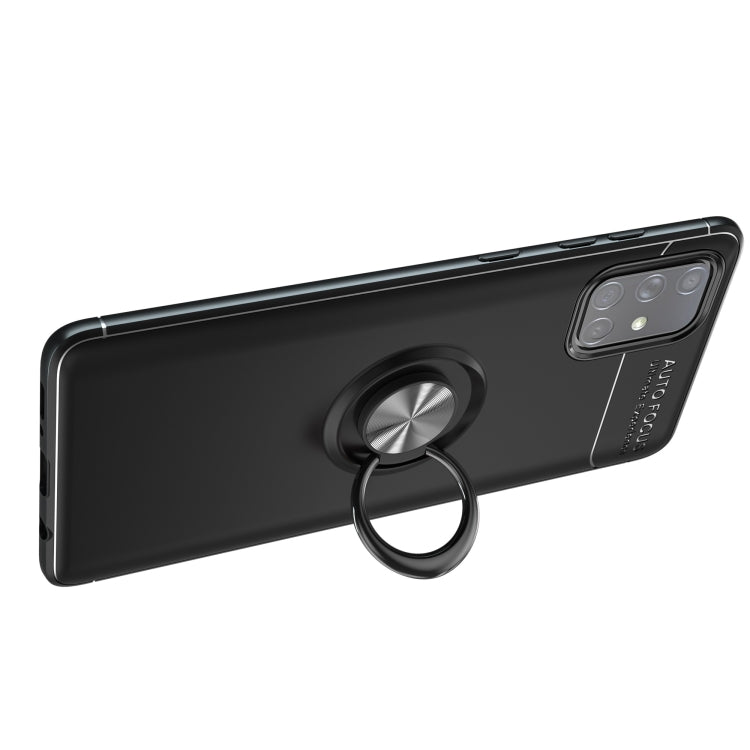 For Galaxy A71 5G Lenuo Shockproof TPU Protective Case with Invisible Holder