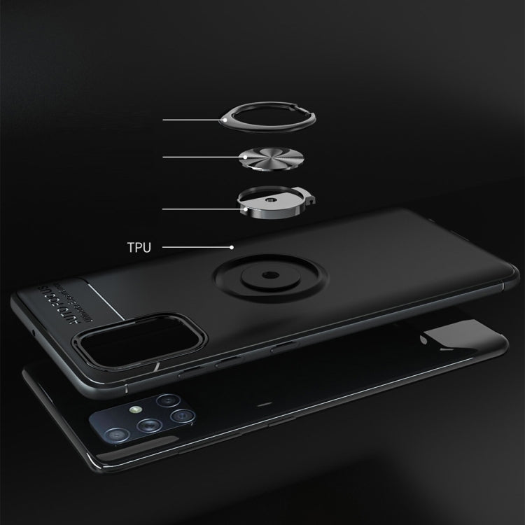 For Galaxy A71 5G Lenuo Shockproof TPU Protective Case with Invisible Holder