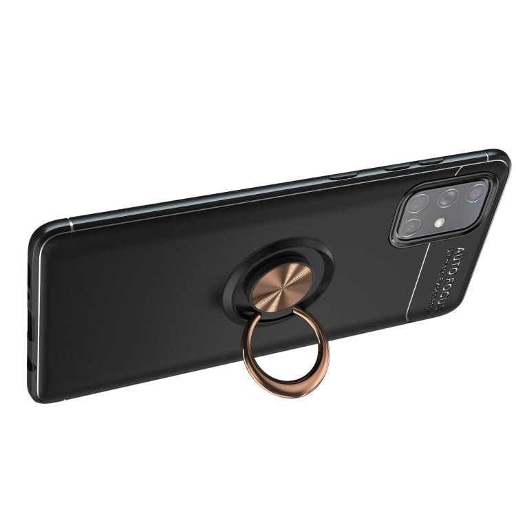 For Galaxy A71 5G Lenuo Shockproof TPU Protective Case with Invisible Holder