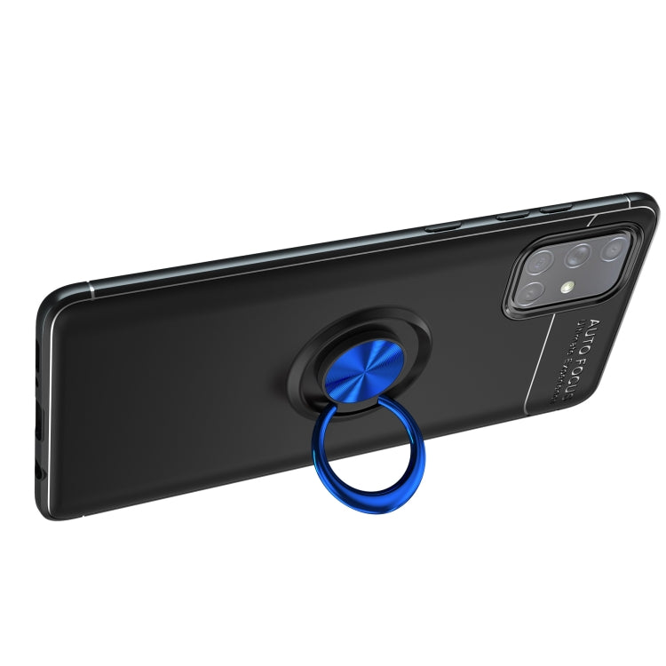 For Galaxy A71 5G Lenuo Shockproof TPU Protective Case with Invisible Holder