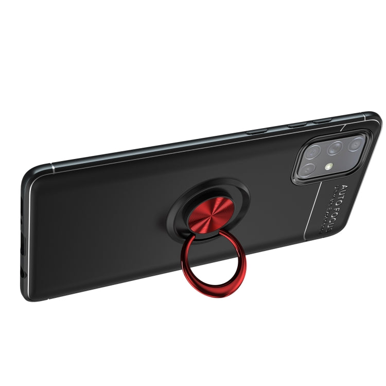 For Galaxy A71 5G Lenuo Shockproof TPU Protective Case with Invisible Holder